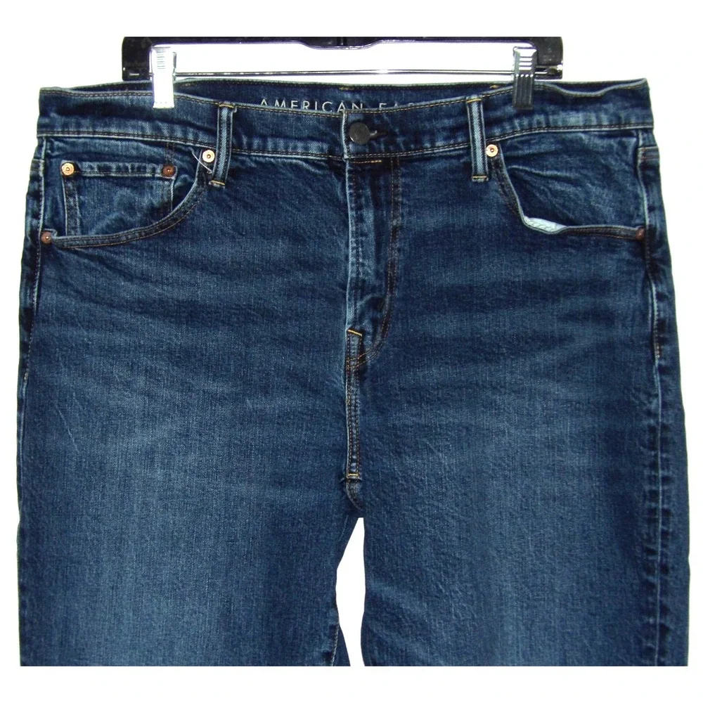 American Eagle Easy FLEX Stretch Original Boot Cut Denim‎ Jeans Men's 38 X 32